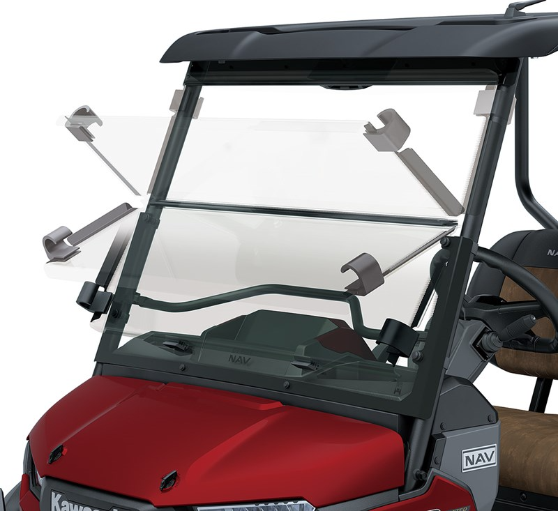 Flip-Down Windshield, Polycarbonate
