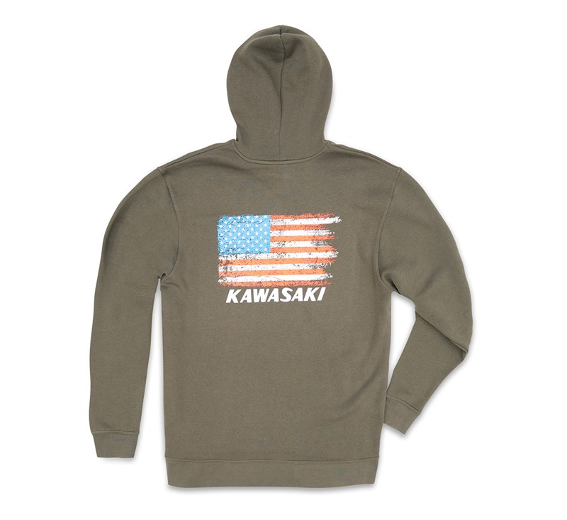 KAWASAKI HERITAGE FLAG SWEATSHIRT