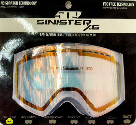 509 Sinister X6 Snow Goggle Lens