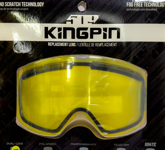 509 Kingpin Goggle Snow Lens - Adult - Yellow
