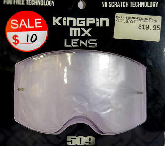 509 Kingpin Offroad Lens - Adult - Clear