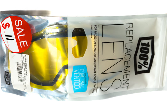 100% Replacement Snow Goggle Lens - Adult - Gen 1