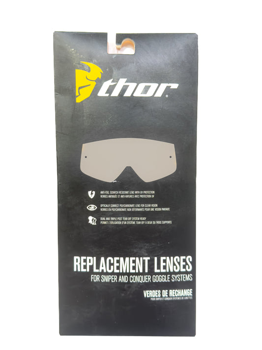 Thor Combat/Conquer/Sniper Offroad Goggle Lens - Adult - Clear