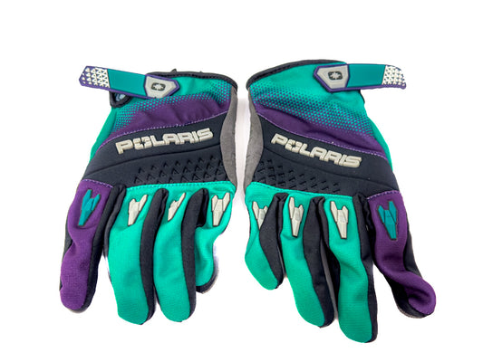 Polaris Turbo Offroad Gloves - Adult - Teal