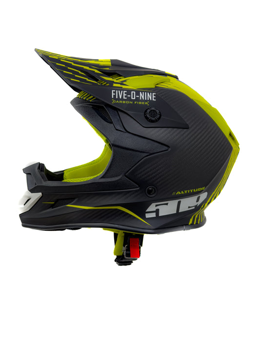 509 Altitude 2.0 Offroad Carbon Fiber Helmet - Adult - Off Grid Hi-Vis