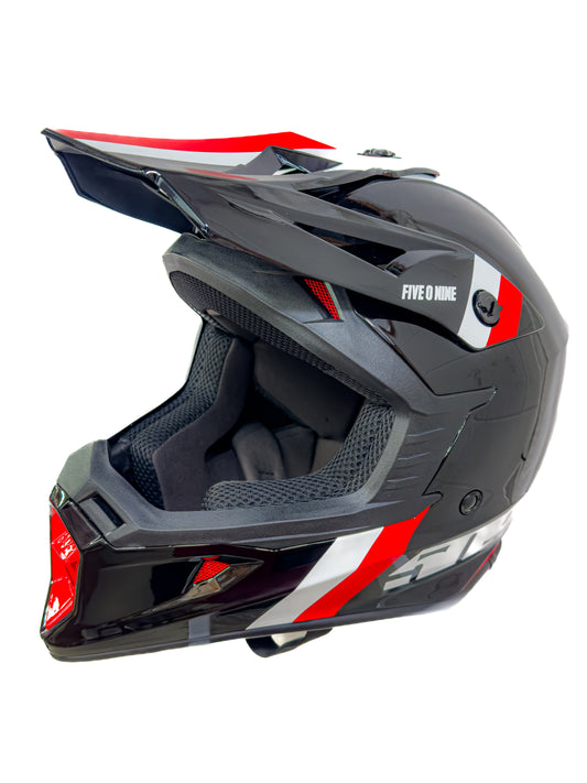 509 Tactical Offroad Helmet - Adult - Red
