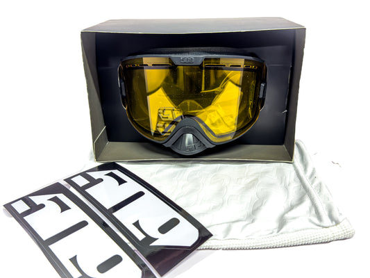 509 Kingpin Snow Goggle - Adult - Black with Yellow - Yellow Tint
