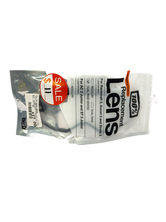 100% Replacement Snow Goggle Lens - Adult - Gen 2