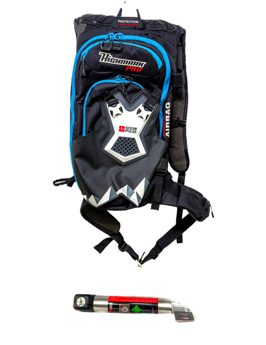 HIGHMARK PRO 3.0 22L PAS-BLACK/BLUE WITH SNOWPULSE 2.0 CYLINDER