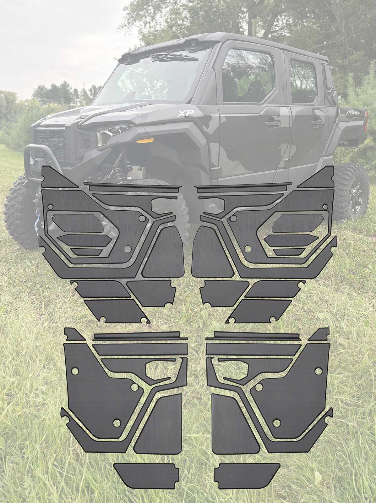 EVA Foam Door Panel Kit Polaris Xpedition