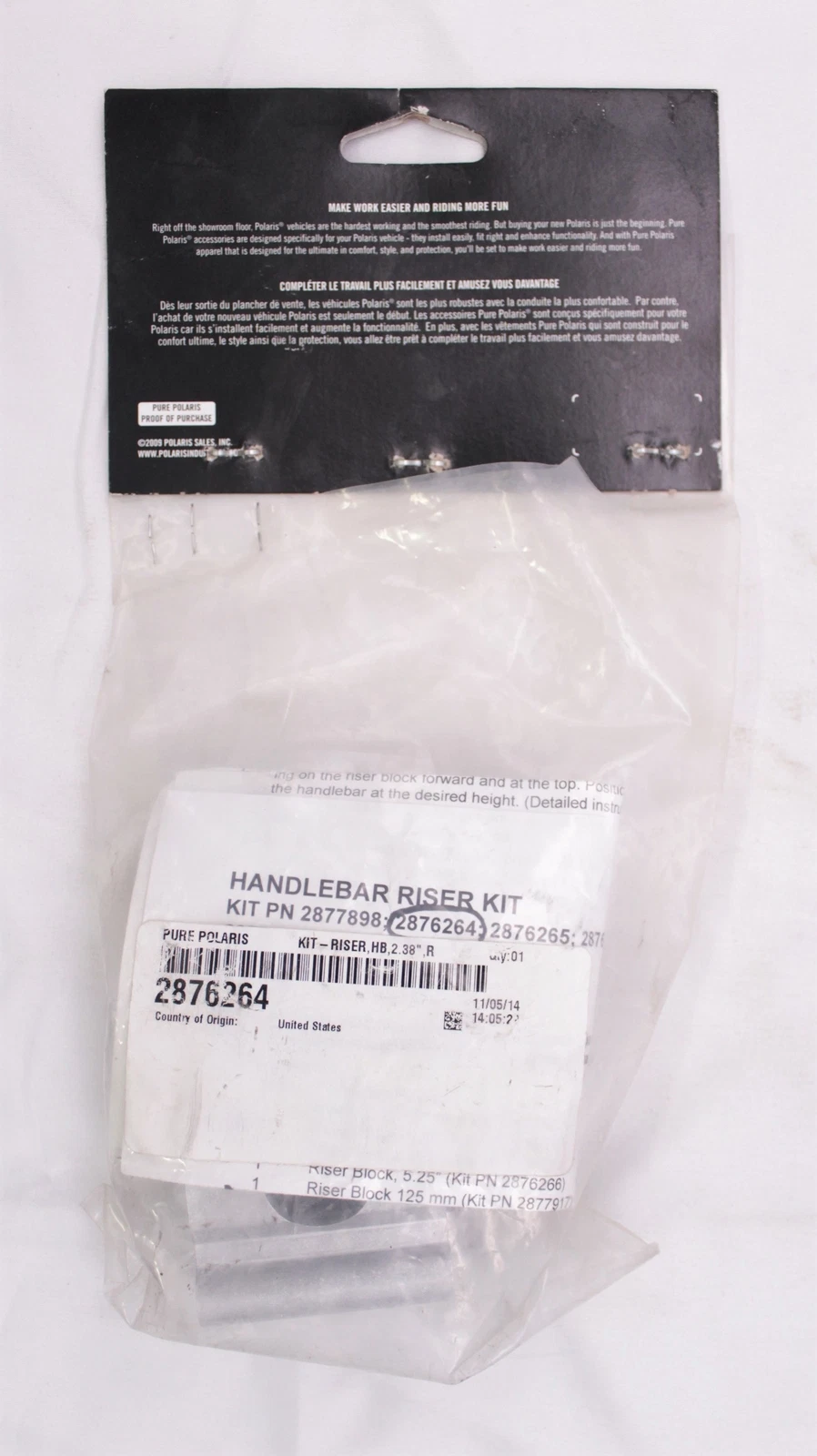 POLARIS-2.38" HANDLEBAR RISER BLOCK