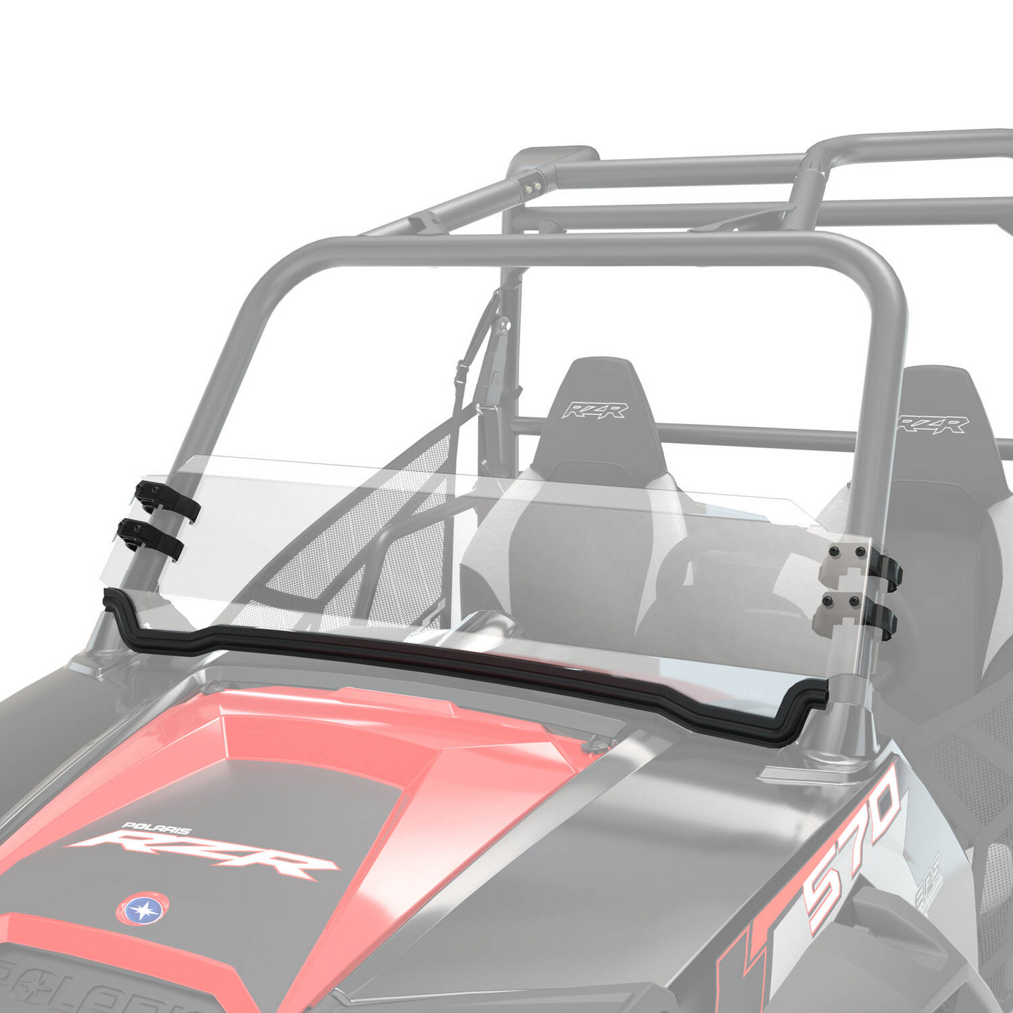 POLARIS-RZR LOCK N RIDE HALF WINDSHIELD-2879493