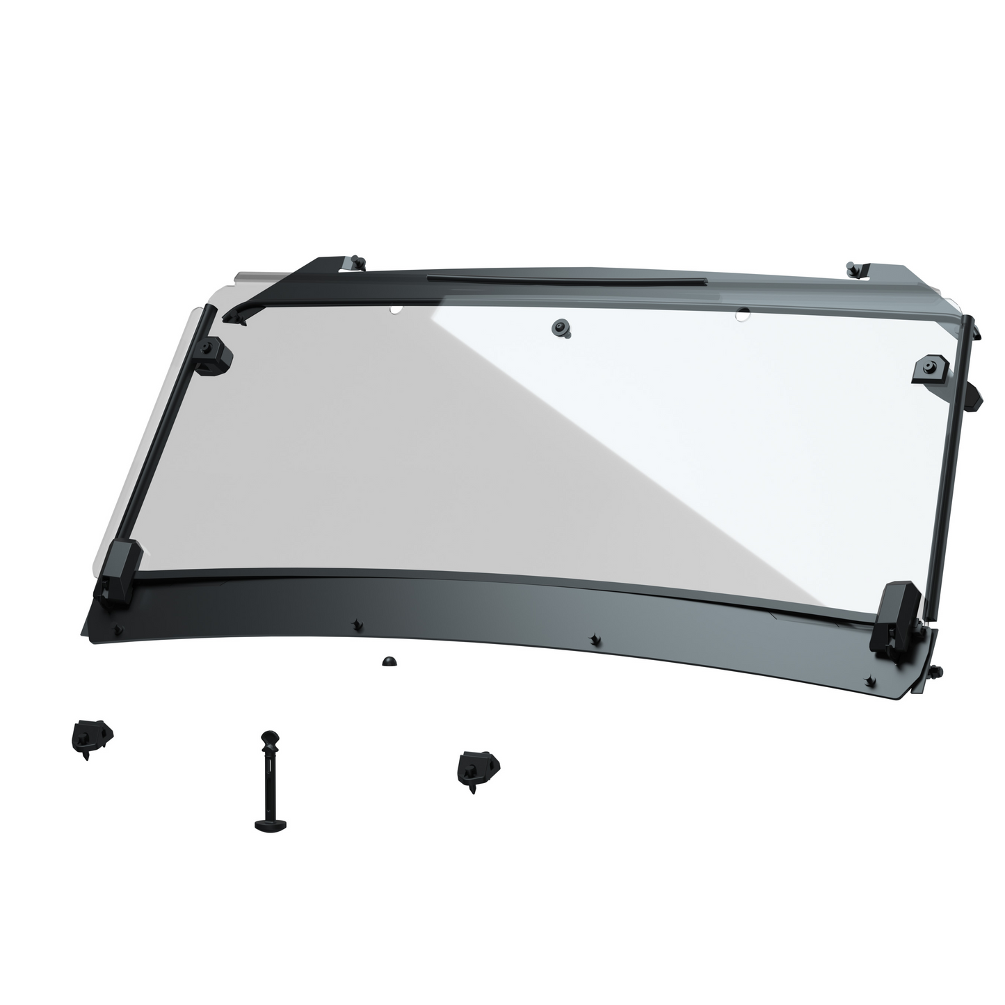 POLARIS- Flip-Down Windshield - Poly-2889156