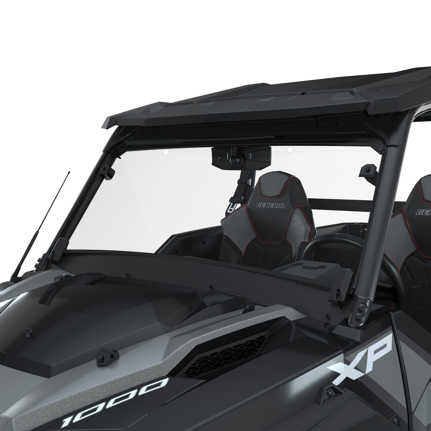 POLARIS- Flip-Down Windshield - Poly-2889156