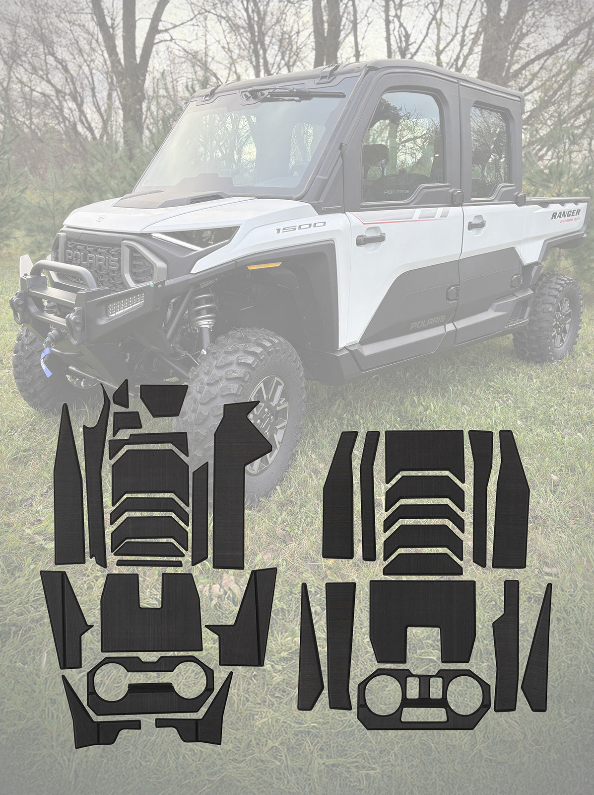 EVA Foam Door Panel / Tunnel Kits Polaris Ranger XD1500