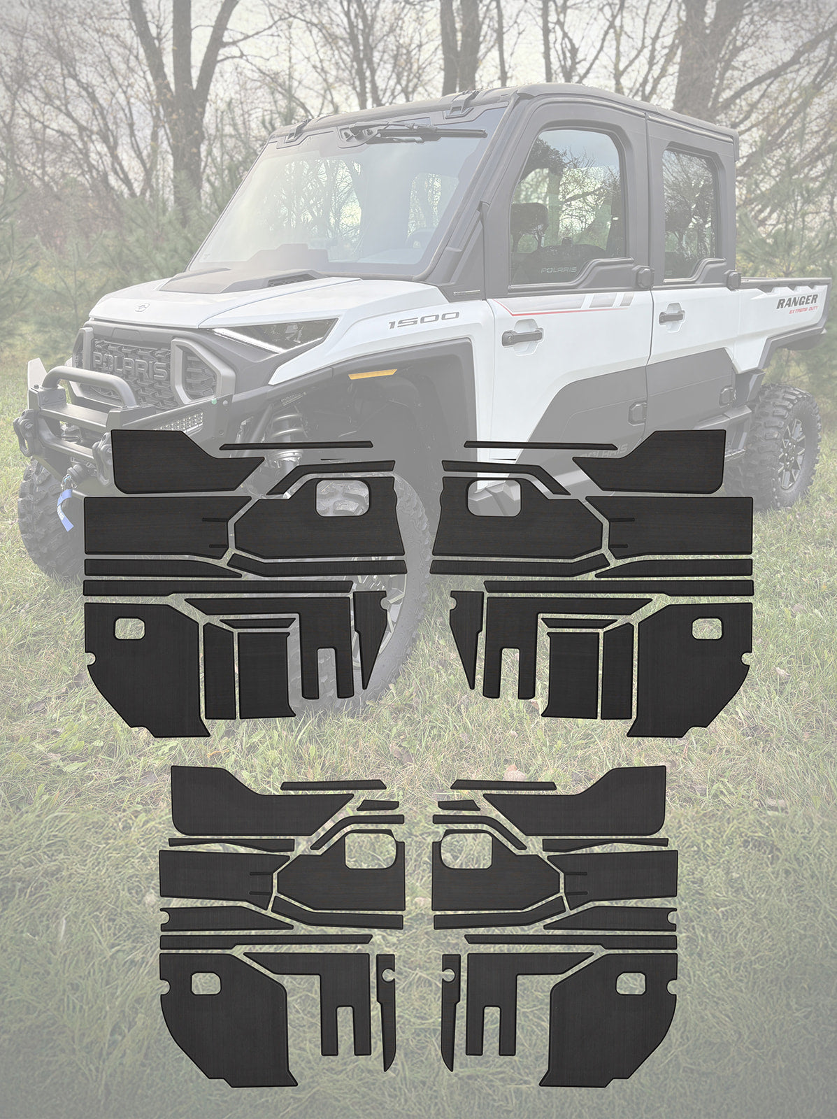 EVA Foam Door Panel / Tunnel Kits Polaris Ranger XD1500