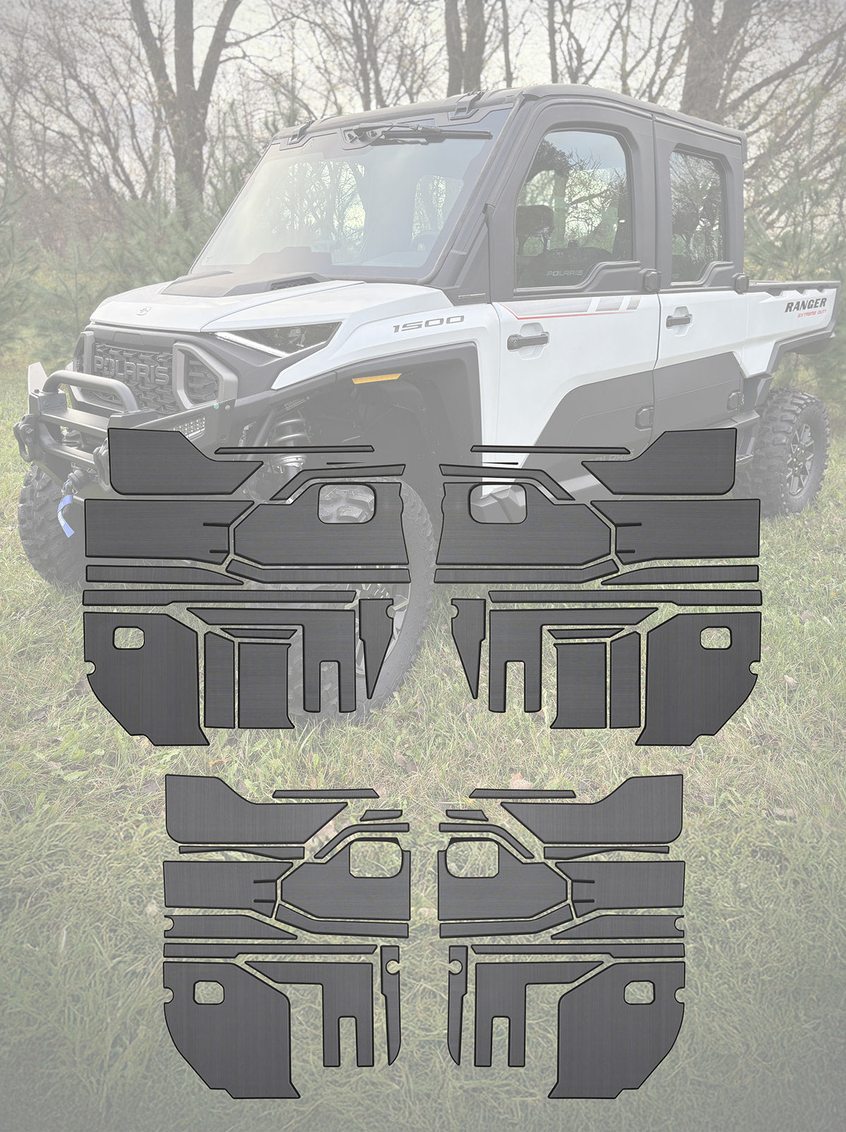 EVA Foam Door Panel / Tunnel Kits Polaris Ranger XD1500