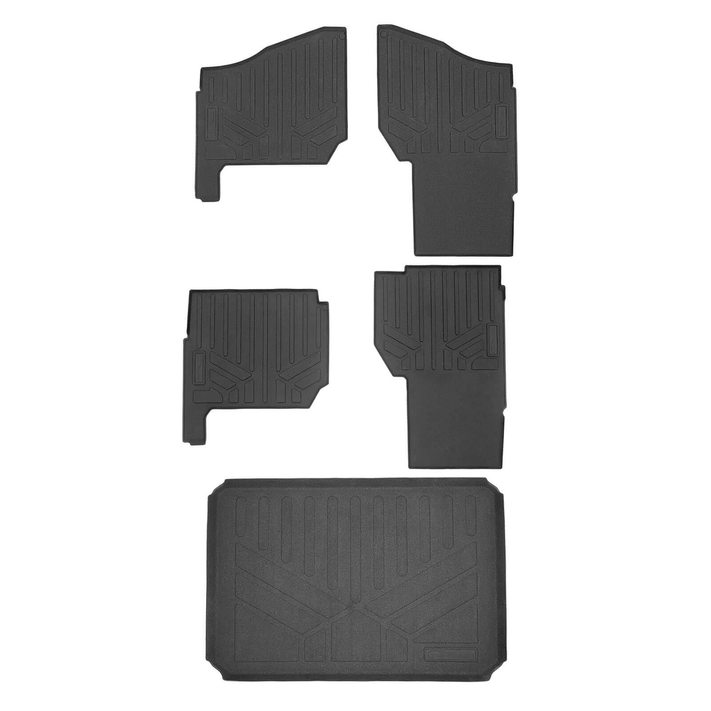 SMARTLINER Custom Fit Front Floor Liners For 2018-2026 Polaris Ranger XP 1000 Crew Plus Bedliner