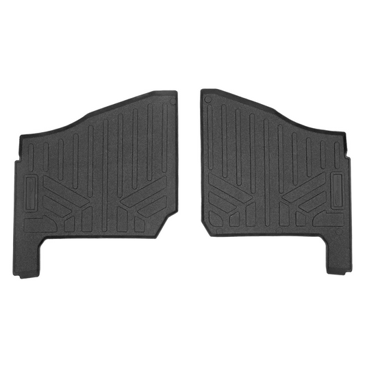 SMARTLINER Custom Fit Rugged Rubber Floor Liners For 2018-2024 Polaris Ranger (3 seater) Plus Bedliner