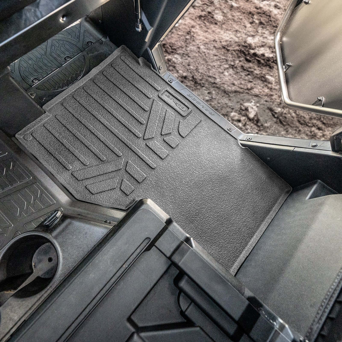 SMARTLINER Custom Fit Front Floor Liners For 2018-2026 Polaris Ranger XP 1000 Crew Plus Bedliner