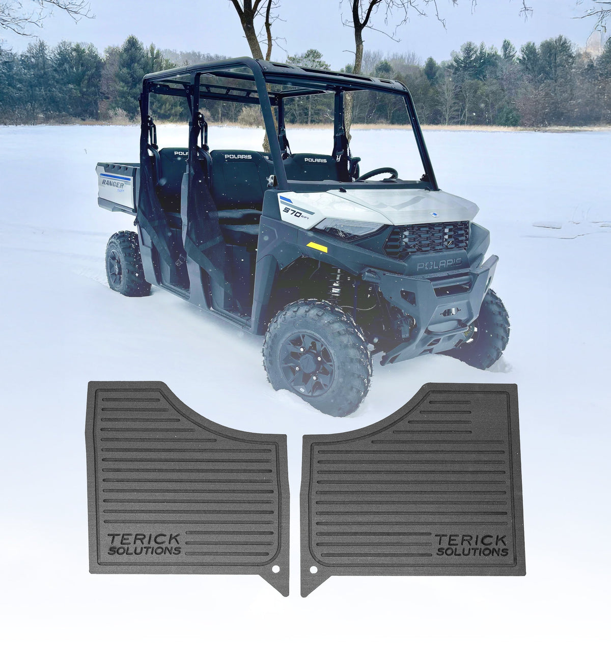 Polaris Ranger Mid Size 570 Rubber Floor Mats